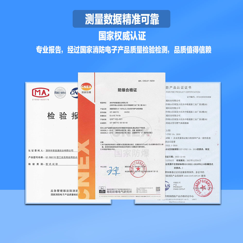 GT-9801TB/SST-9801B辛烷氣體報警器(圖3)